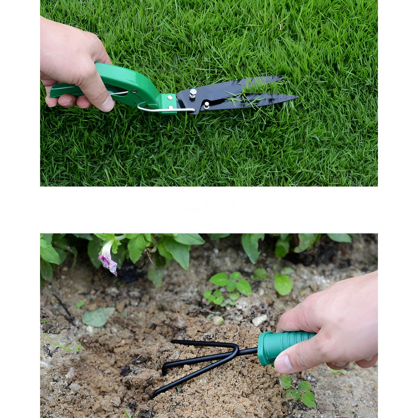 Set 12 Unelte de Gradina, Flippy, pentru Plantare Prelucrare Sol si Ingrijire Plante, Material PVC si Otel, Cutie
