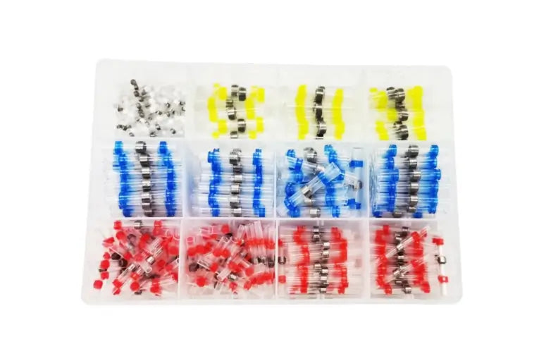 Set 120 inele de lipit impermeabil termocontractabile pentru cabluri electrice 0.25-0.34mm /0.5-1mm /1.5-2.5mm /4-6mm