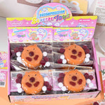 Set 12 Jucarii Antistres Squishy, Flippy, cu Revenire Lenta, Squeeze Pinch Family, Forma de Biscuite Rotund, Model