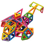 Set 148 Piese Magnetice de Constructie, Flippy, Piese Medii, Magnetic Blocks, Forme Geometrice, 3 Ani, ABS, Magnet, 25