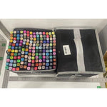 Set 168 Markere Duble, Flippy, pe Baza de Alcool, Geanta Impermeabila Inclusa, Culori Numerotate, 23 x 16 x 20 cm,
