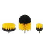 Set 17 Accesorii pentru Curatare Auto, Flippy, Interior si Exterior, 4 Capete pentru Bormasina, 5 Pensule, 3 Perii, 1