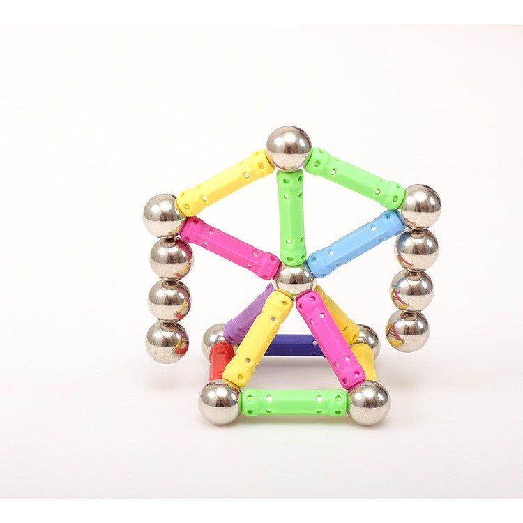 Set 178 Piese Betisoare Magnetice, Flippy, din Plastic/Magnet, +3 Ani, Multicolor