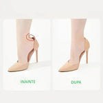 Set 2 Branturi cu Pernute pentru Calcai, Flippy, Suport Interior pentru Incaltaminte, Marime Universala, Aderent pe