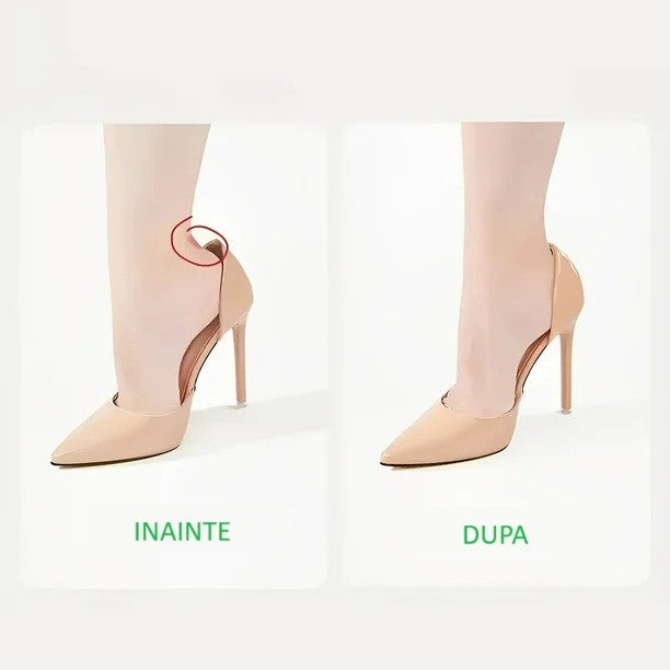 Set 2 Branturi cu Pernute pentru Calcai, Flippy, Suport Interior pentru Incaltaminte, Marime Universala, Aderent pe