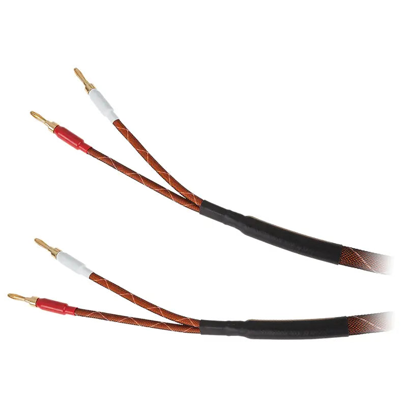 Set 2 cabluri difuzor 3m 15AWG 1.45mm2 cupru /nailon /cu mufa banana Kruger&Matz KM0335
