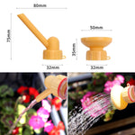 Set 2 capace de sticla pentru irigat florile Flippy, stropitoare si teava, practic si usor de utilizat, portabil,