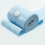 Set 2 Centuri de Monitorizare a Ritmului Cardiac Fetal, Flippy, Material Moale si Elastic, 6 x 130 cm, Albastru