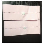 Set 2 Centuri de Monitorizare a Ritmului Cardiac Fetal, Flippy, Material Moale si Elastic, 6 x 130 cm, Roz