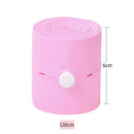 Set 2 Centuri de Monitorizare a Ritmului Cardiac Fetal, Flippy, Material Moale si Elastic, 6 x 130 cm, Roz