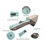 Set 2 Cupe Gradate pentru Bucatarie, Flippy, Cupe de Masurat Reglabile, Ergonomic, Confortabil, pentru Lichide si