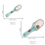Set 2 Cupe Gradate pentru Bucatarie, Flippy, Cupe de Masurat Reglabile, Ergonomic, Confortabil, pentru Lichide si