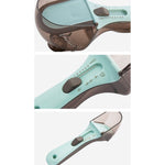 Set 2 Cupe Gradate pentru Bucatarie, Flippy, Cupe de Masurat Reglabile, Ergonomic, Confortabil, pentru Lichide si
