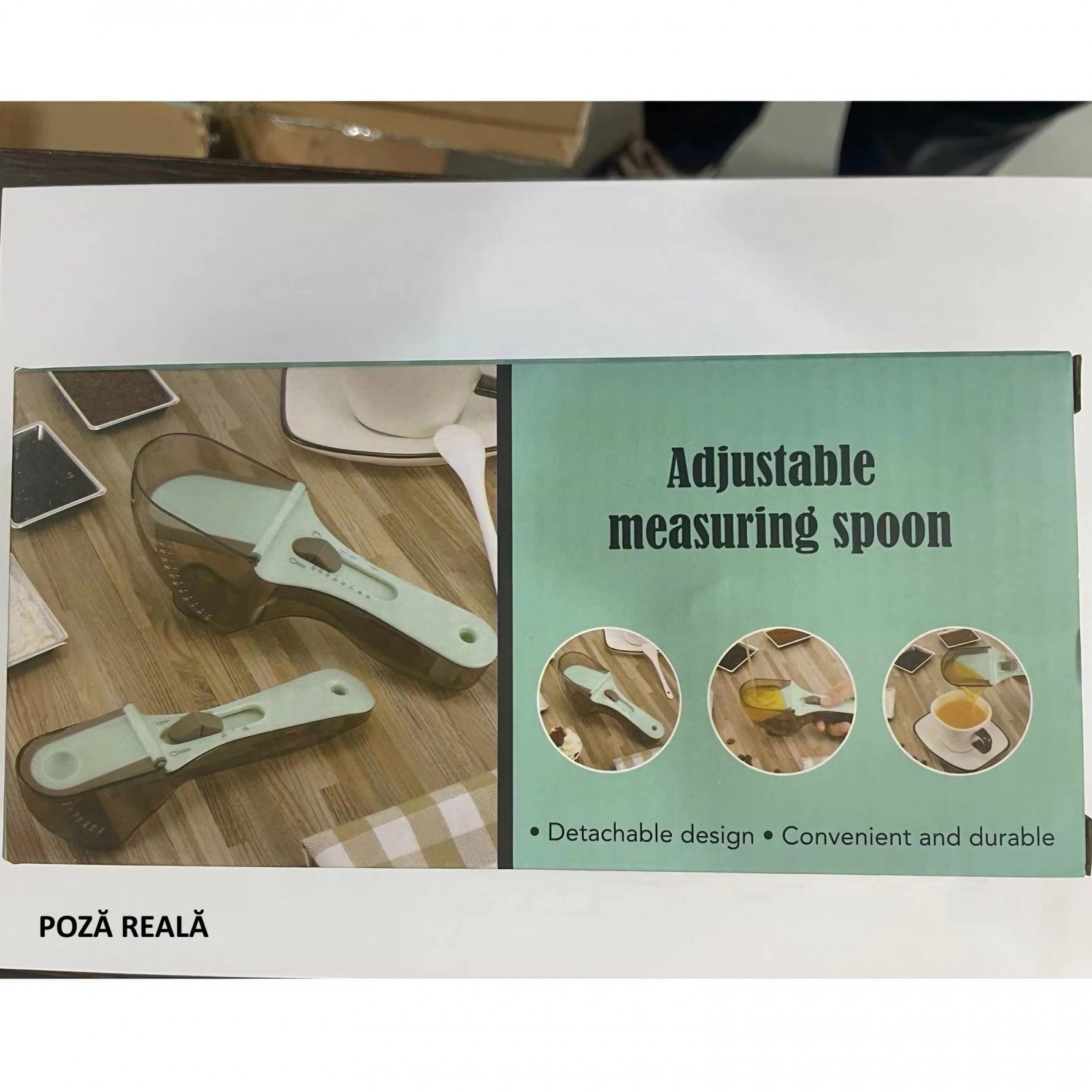 Set 2 Cupe Gradate pentru Bucatarie, Flippy, Cupe de Masurat Reglabile, Ergonomic, Confortabil, pentru Lichide si