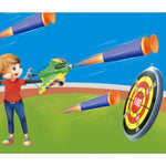 Jucaruie cu Lansator pentru Copii, Flippy, Lanseaza Manual, Tinta, 2 Avioane, 40 de Gloante din Material Moale, Joc