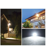 Set 2 proiectoare LED cu Panou Solar Flippy, Senzor de miscare, Telecomanda, Waterproof, 322*2 LED-uri incorporate,