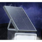 Set 2 proiectoare LED cu Panou Solar Flippy, Senzor de miscare, Telecomanda, Waterproof, 200 LED-uri incorporate, 65W,