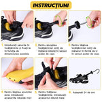 Set 2 Sanuri/Calapoade Reglabilile, Flippy, pentru Alungit si Largit Pantofi, Geanta si Incaltator Incluse, Universale,