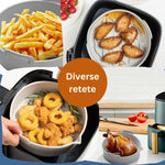 Set 2 tavi din silicon ecologic pentru air fryer Flippy, temperatura maxima 230 grade, reutilizabile, reciclabile, cu