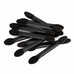 Set 20 de Aplicatoare Machiaj, Flippy, 2 Capete, 6.2 cm, din Poliuretan si Burete, Negru
