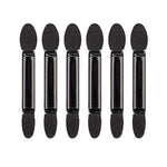 Set 20 de Aplicatoare Machiaj, Flippy, 2 Capete, 6.2 cm, din Poliuretan si Burete, Negru