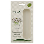 Ambalaje pentru Bratara Martisoare, Flippy, Set 200 Bucati, Cutii Brosa, Model Flori, Crem