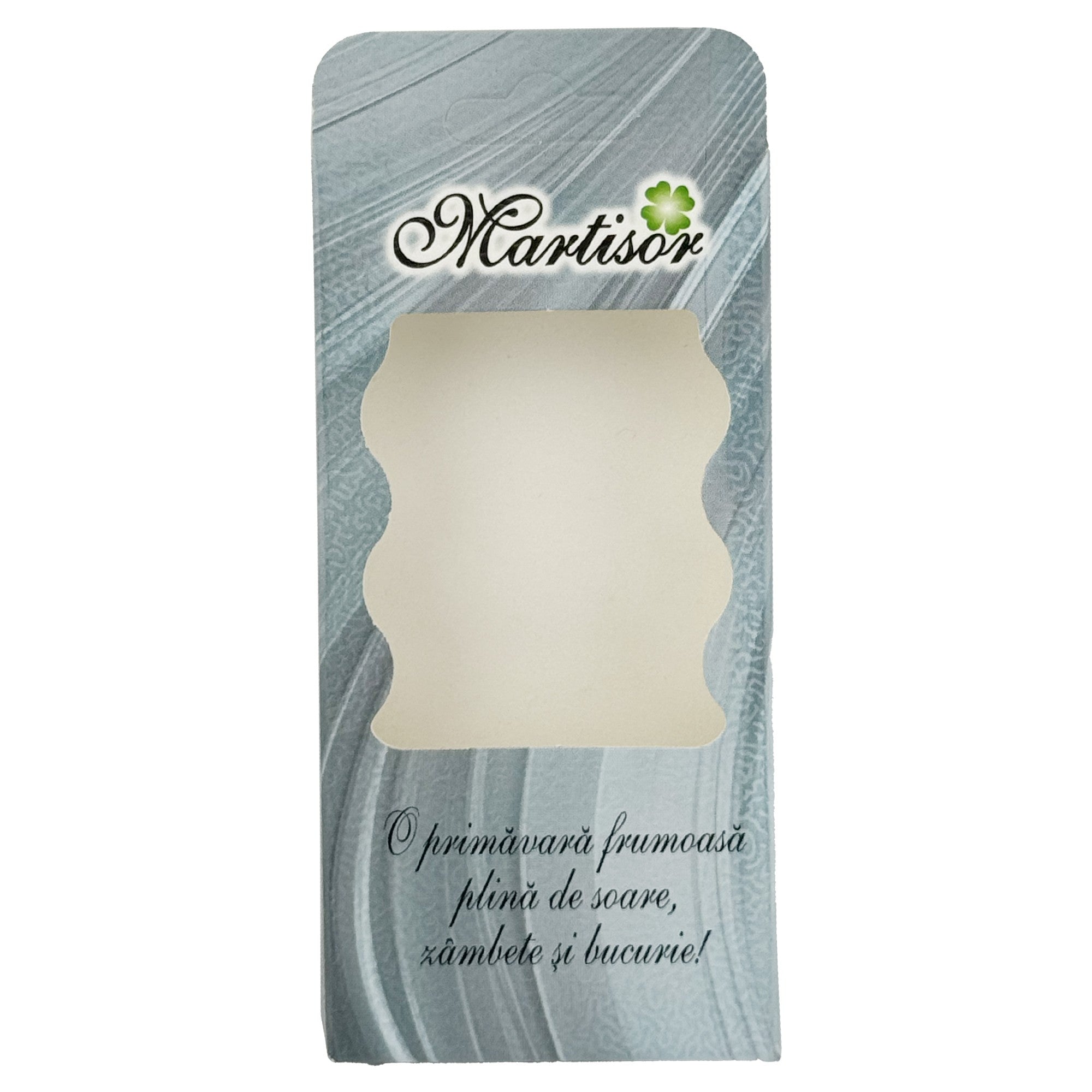 Ambalaje de Carton pentru Martisoare, Flippy, Set 200 Bucati, Cutii Brosa, Model Abstract, Albastru deschis