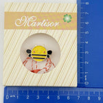 Ambalaje de Carton pentru Martisoare, Flippy, Set 200 Bucati, Cutii pentru Brosa Martisor, Model Crem cu Dungi , 8 x 7
