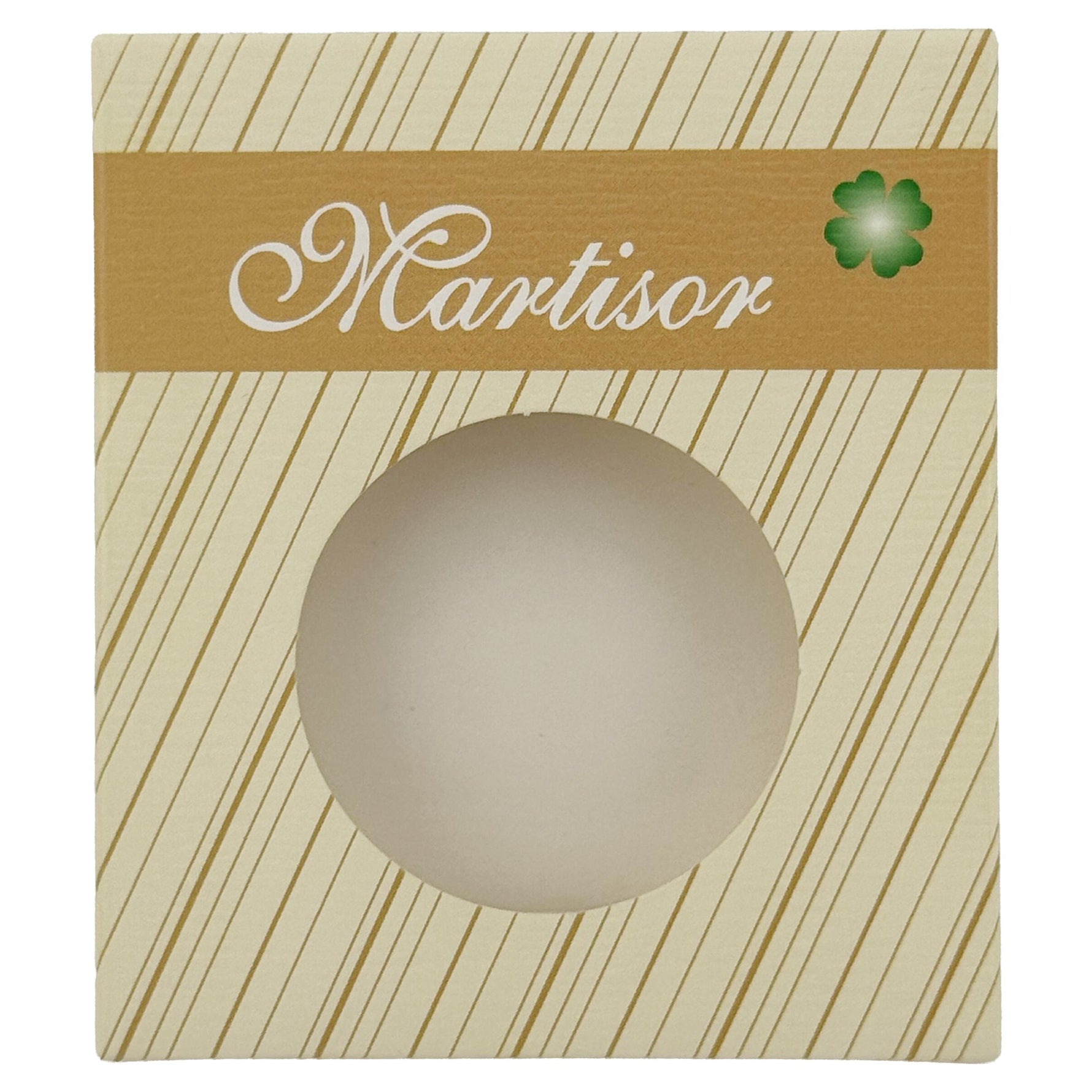 Ambalaje de Carton pentru Martisoare, Flippy, Set 200 Bucati, Cutii pentru Brosa Martisor, Model Crem cu Dungi , 8 x 7