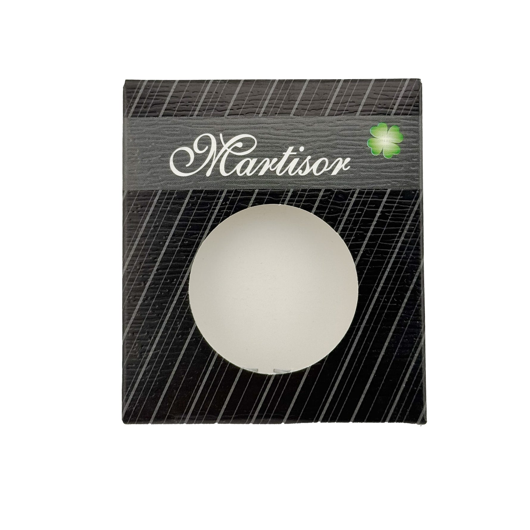 Ambalaje de Carton pentru Martisoare, Flippy, Set 200 Bucati, Cutii pentru Brosa Martisor, Model Negru cu Dungi, 8 x 7