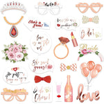 Set 23 de Accesorii pentru Petrecere, Flippy, Props pentru Coltul de Poze, Tematica Petrecerea Burlacitelor, Roz