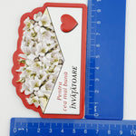 Martisor pentru Invatatoare, Flippy, Set 24 Bucati, Magnet Martisor pentru Frigider, Mesaj pentru Invatatoare, 10 x 6