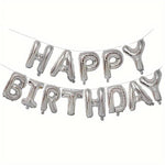 Set 25 de Baloane din Folie Metalizata si Latex, Flippy, Figurine 2 Stele, 4 Baloane Confetti, 13 Litere, 6 Latex,