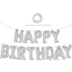 Set 25 de Baloane din Folie Metalizata si Latex, Flippy, Figurine 2 Stele, 4 Baloane Confetti, 13 Litere, 6 Latex,