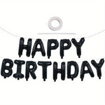 Set 25 de Baloane din Folie Metalizata si Latex, Flippy, Figurine 2 Stele, 4 Baloane Confetti, 13 Litere, 6 Latex,