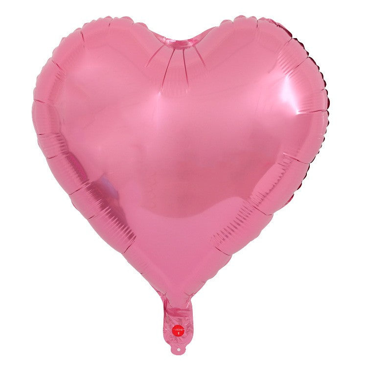 Set 3 Baloane din Folie Metalizata, Flippy, Figurina Inima, Tema Ziua Indragostitilor, 45 cm, Ambalaj Individual, Pai