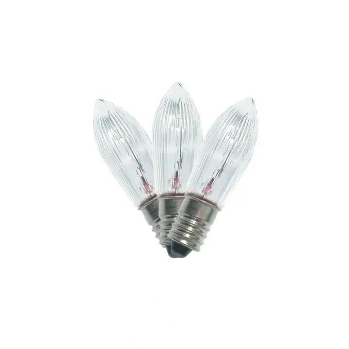 Set 3 becuri de rezerva alb L 7D E10 34V 3W