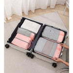 Set 3 Genti de Calatorie Flippy, Pentru Depozitare, Compresibile, 3 Dimensiuni, Mic, Mediu, Mare, Impermeabile, Fermoar