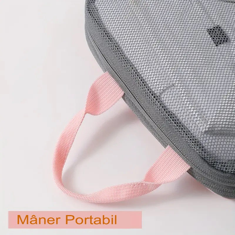 Set 3 Genti de Calatorie Flippy, Pentru Depozitare, Compresibile, 3 Dimensiuni, Mic, Mediu, Mare, Impermeabile, Fermoar