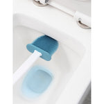 Set 3 Perii pentru Toaleta, Flippy, din Silicon, Perie Zimtata, Cap Flexibil, Suport Adeziv pentru Montarea pe Perete,
