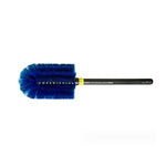 Set 3 Piese pentru Cosmetica Auto, Flippy, din Plastic si Otel, Maner Ergonomic, Perie Butuc, Anvelope, Detalii,