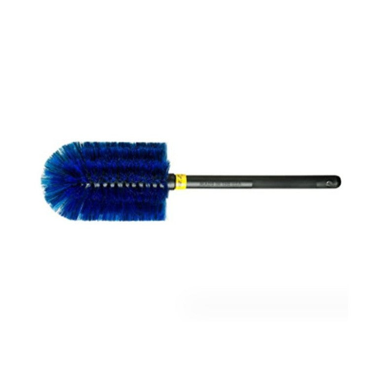 Set 3 Piese pentru Cosmetica Auto, Flippy, din Plastic si Otel, Maner Ergonomic, Perie Butuc, Anvelope, Detalii,