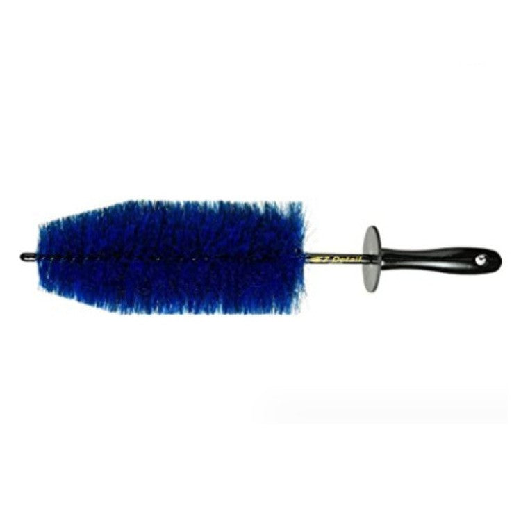 Set 3 Piese pentru Cosmetica Auto, Flippy, din Plastic si Otel, Maner Ergonomic, Perie Butuc, Anvelope, Detalii,