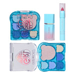 Set 3 Produse de Machiaj, KEVIN &amp; COCO, Ice Blue Bear, 6 culori, 15.5 x 13 x 3.4 cm