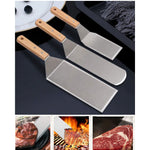 Set 3 spatule pentru gratar Flippy, din metal, margini subtiri, suprafata antiaderenta, rezistente la temperaturi