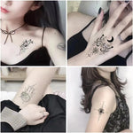 Set 30 Tatuaje Temporare, Flippy, pe Baza de Apa, Model 6, Negru
