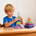 Set 308 Piese Betisoare Magnetice, Flippy, din Plastic/Magnet, +3 Ani, Multicolor