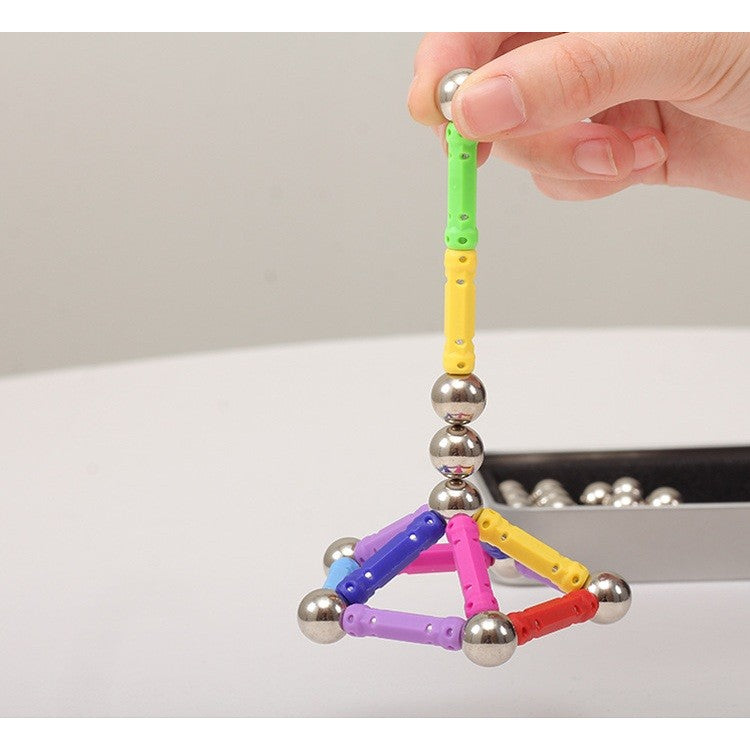 Set 308 Piese Betisoare Magnetice, Flippy, din Plastic/Magnet, +3 Ani, Multicolor