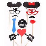Set 31 de Accesorii pentru Petrecere, Flippy, Props pentru Coltul de Poze, Ochelari, Palarii, Mustata, Cravata,
