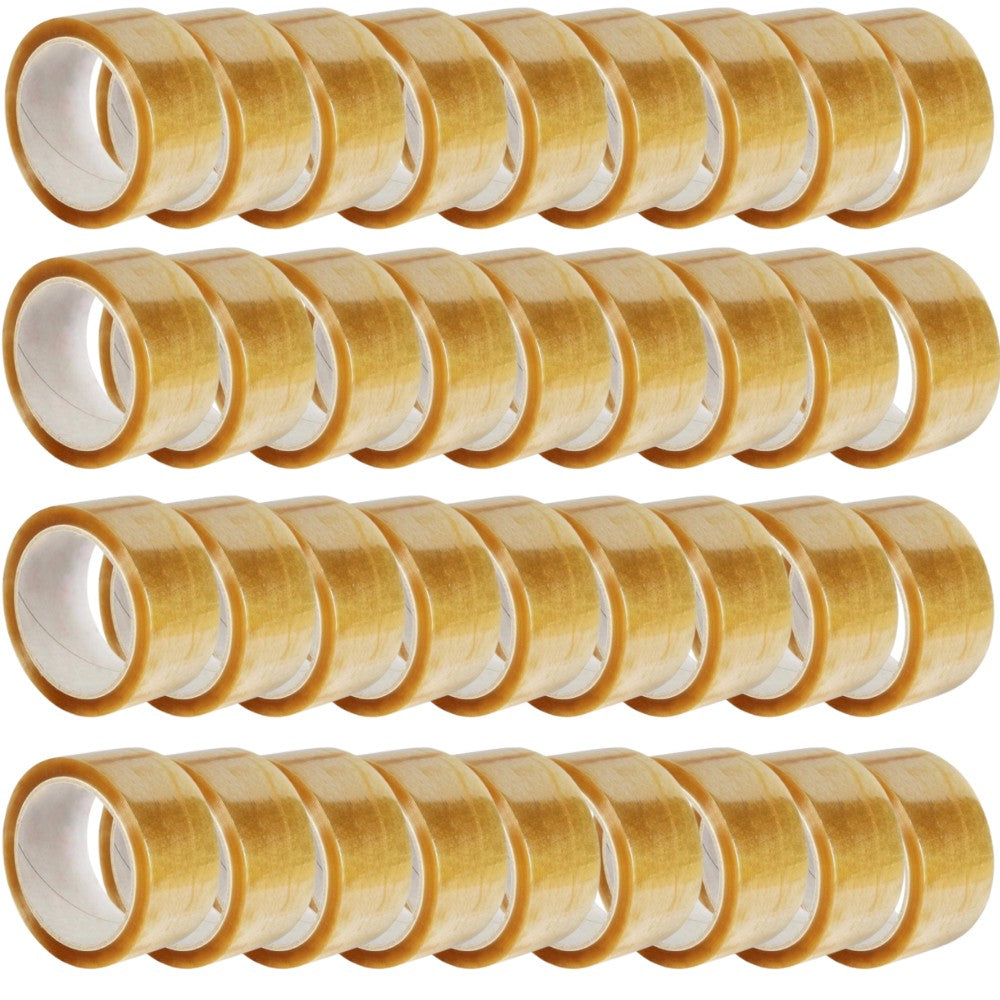 Set 36 Role Banda Adeziva Solventa, 48mmx60m, Ambalare, Sigilare, Rezistenta, Transparenta